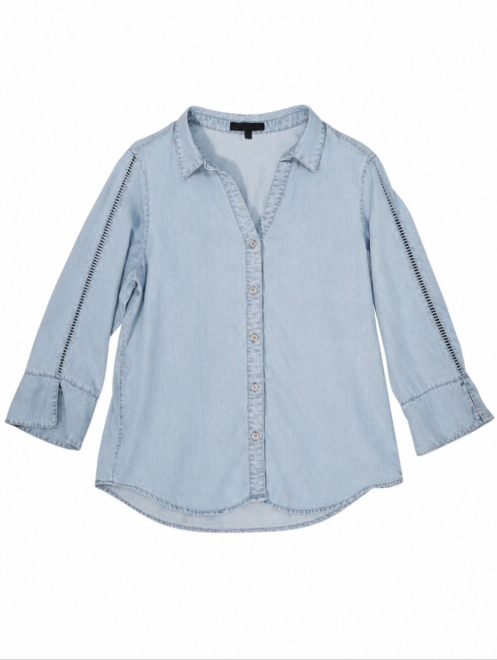 Adrienne Vittadini Chambray Blouse Women's Size XL (NWOT)